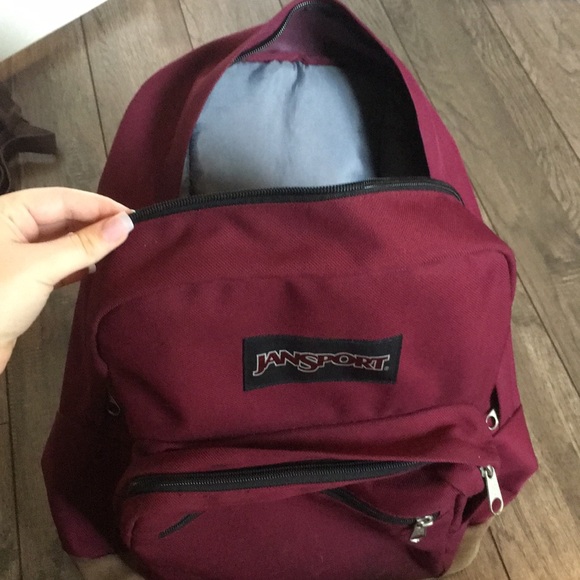 Jansport Bags Maroon Jansport Backpack Poshmark